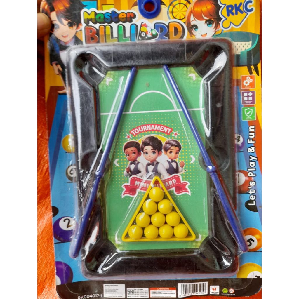 mainan biliyard bola sodok biliard
