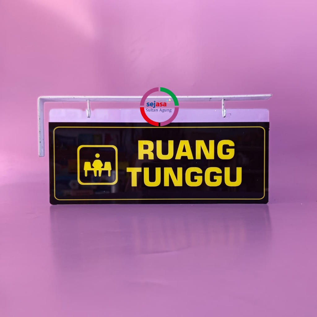 Papan Nama Gantung Ruangan Akrilik | Akrilik Ruang Tunggu | Nama Ruang