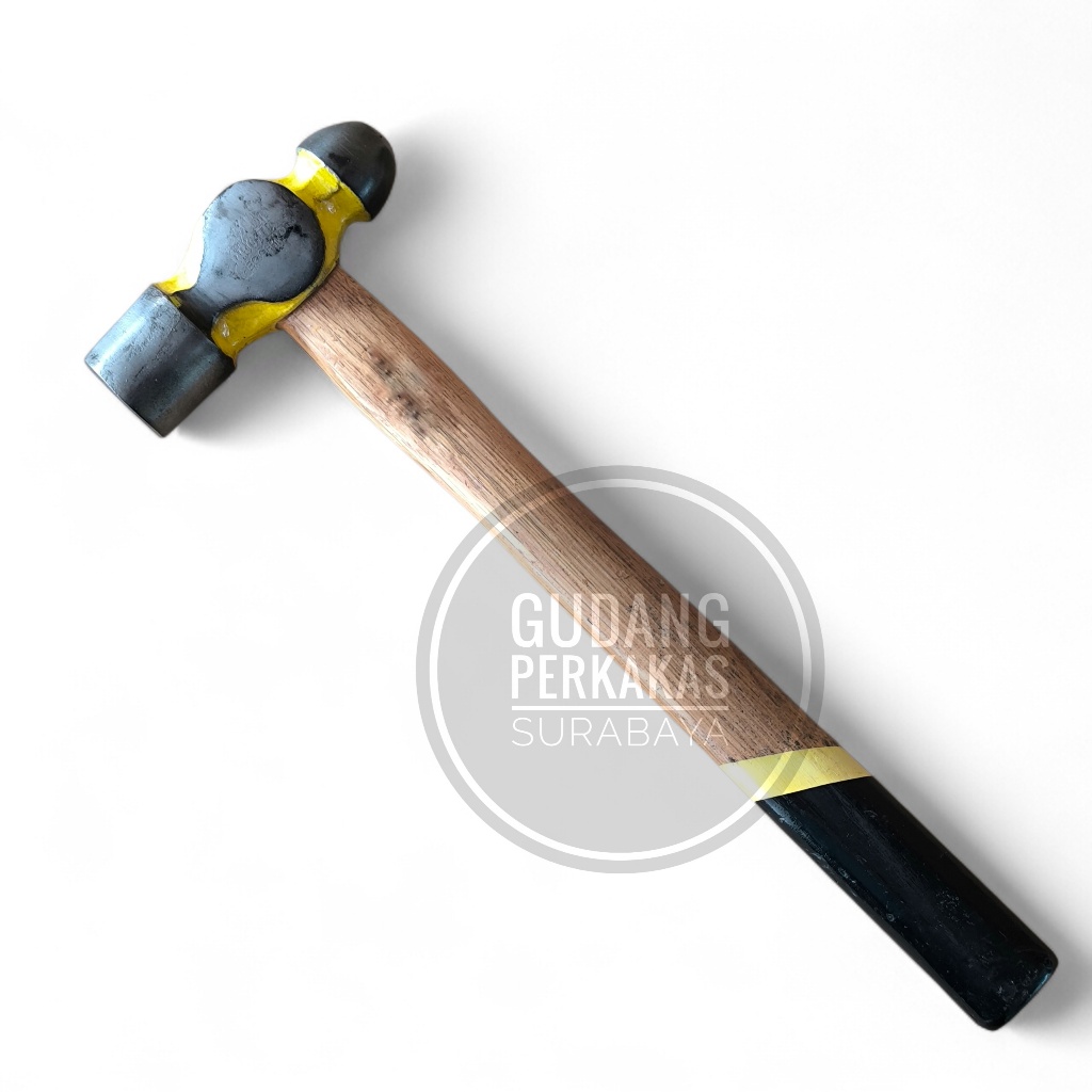 palu gagang kayu palu konde 1.5 lb 2 lb martil bulat hammer ball hammer palu besar 1/2 lb 2 lb