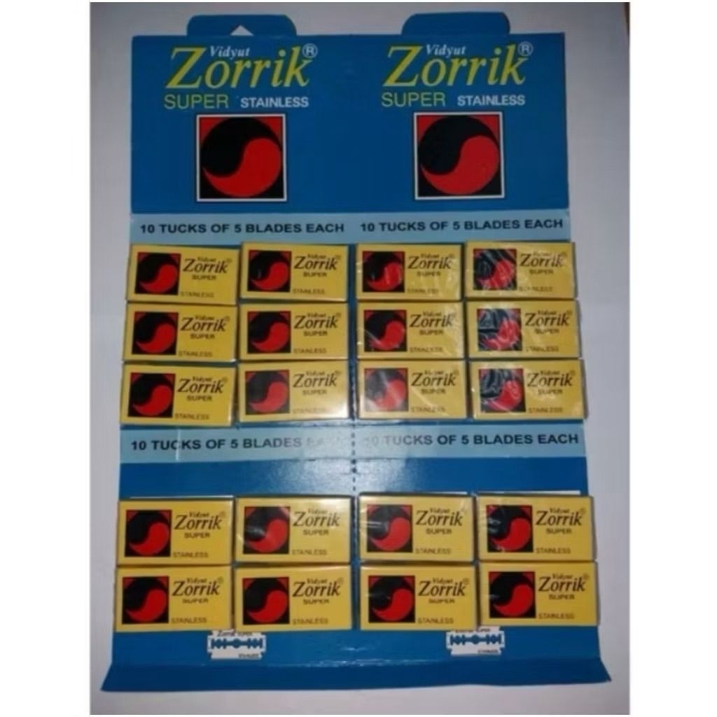 silet zorrik original isi 10 kotak