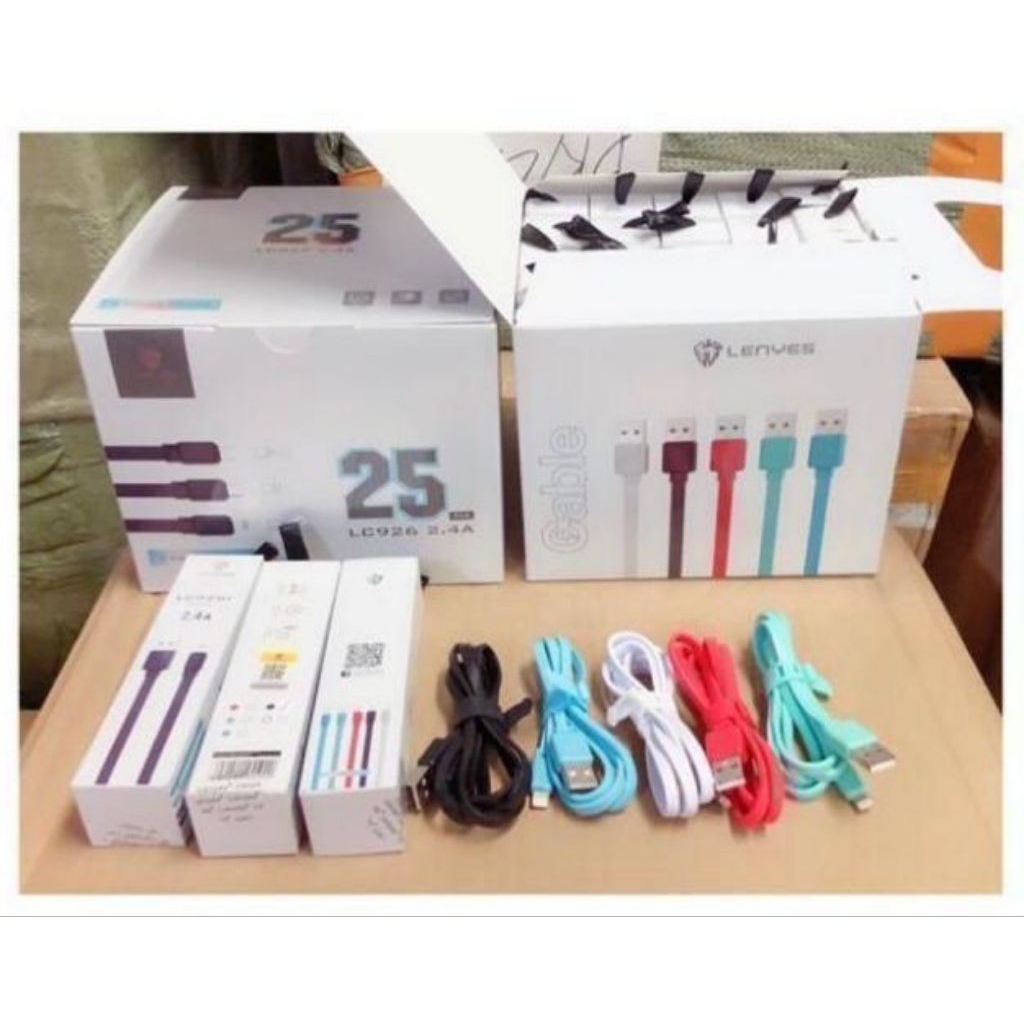 Kabel Data Usb Mikro 2.4A Fast Charging Lenyes LC-926