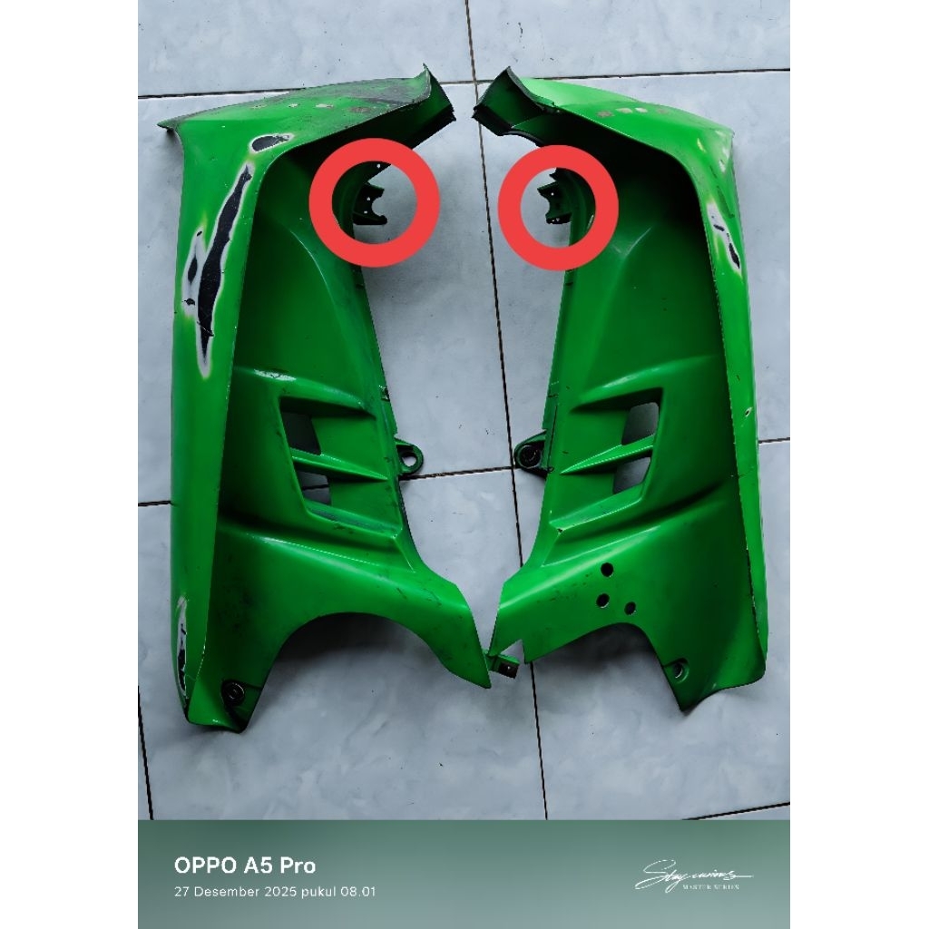Sayap tebeng cover body sayap Suzuki Shogun Kebo Shogun 110 old bisa aplikasikan Suzuki tornado orig