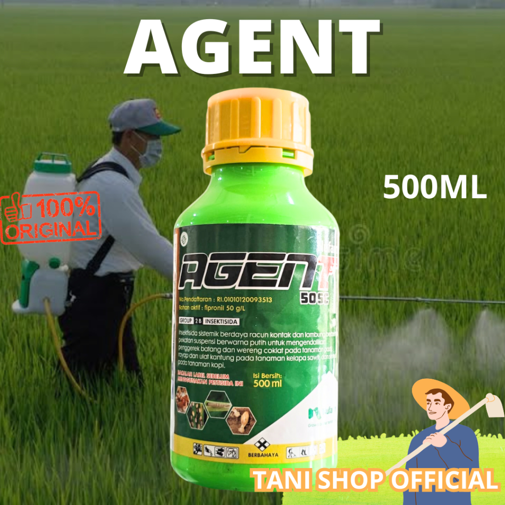 AGENT 50 SC 500 ML NUFARM INSEKTISIDA SISTEMIK PEMBASMI WERENG SUNDEP DAN RAYAP
