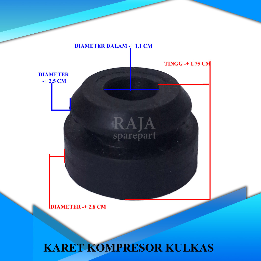 KARET COMPRESOR KULKAS / KARET KOMPRESOR KULKAS (KCK)