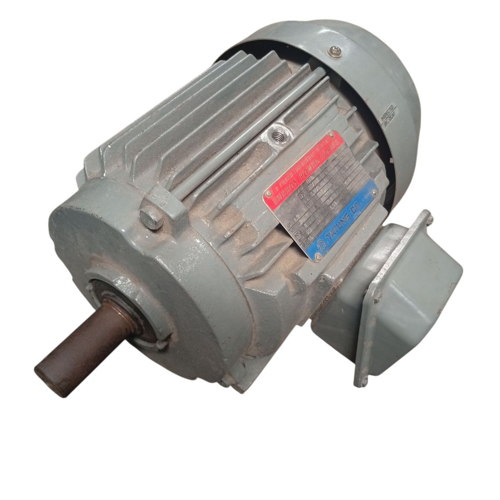 Tatung dinamo 1.5 kw 2 hp 920 rpm 6 pole 3 phase 380v bekas mulus