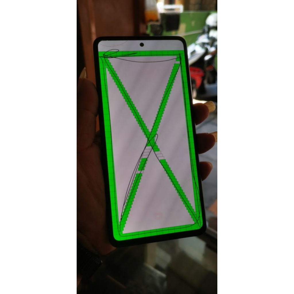 lcd frame samsung a72 ori minus