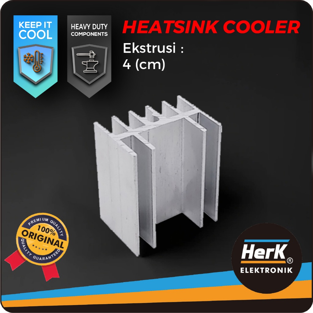 Heatsink Mini IC Sony TO 220 TIP31 BD139 Pendingin Transistor IC Audio