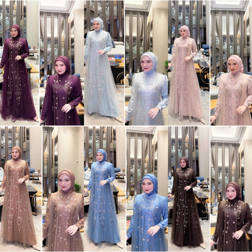 LuxuryFashion READY GAMIS DRESS WANITA LOLITA BY NEW LUSY BEST SELLER