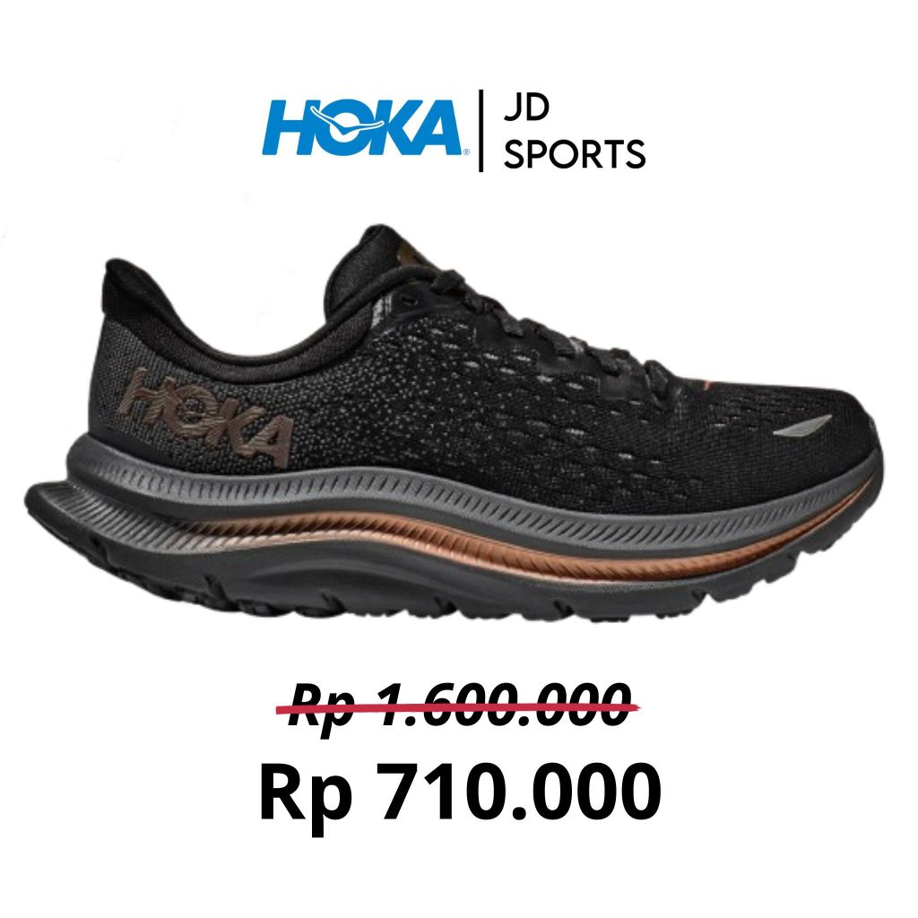 Sepatu Lari Kawana Black Gold Running Shoes