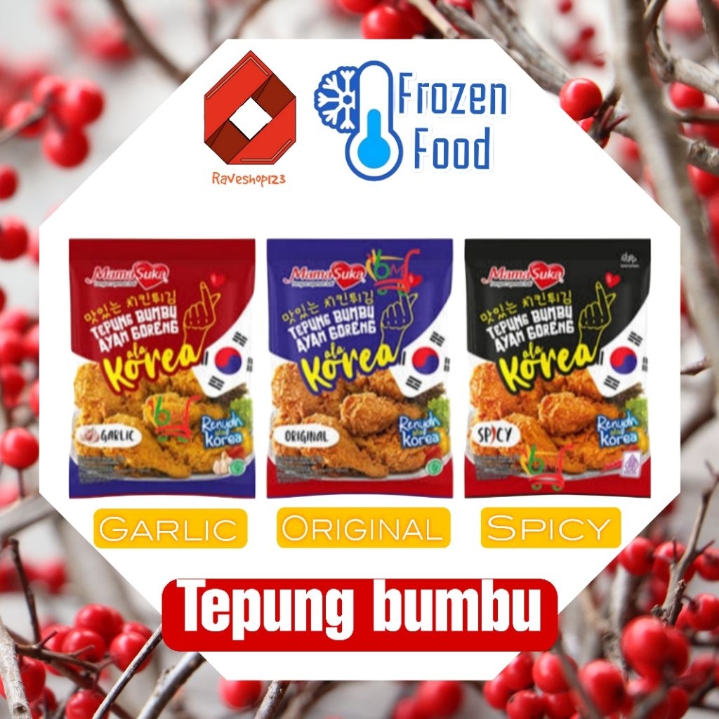 mamasuka tepung bumbu ala korea original serbaguna tepung ayam goreng renyah