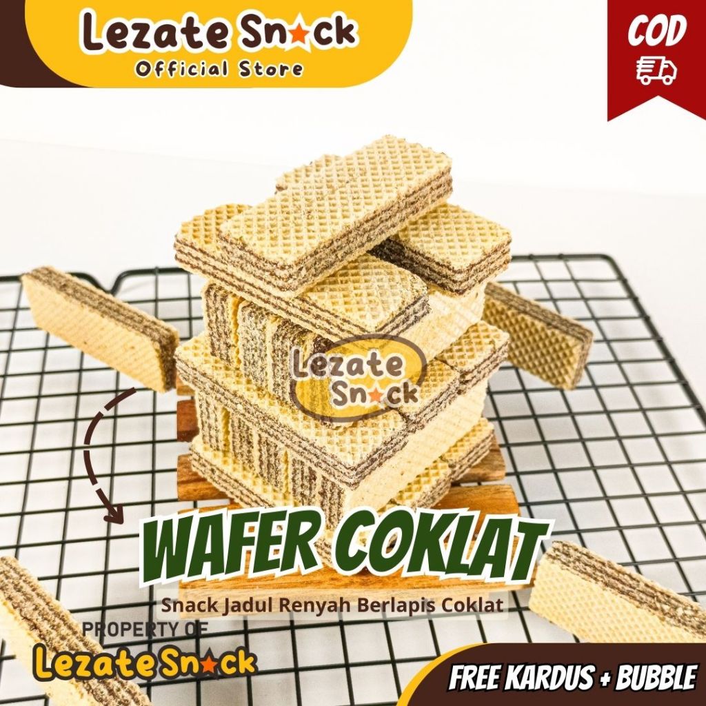 Wafer Coklat Classic Nissin 100gr Kiloan Murah Enak / Waffer Chocolate Jadul Murah Kiloan Barcelona 