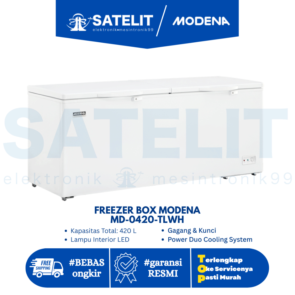 FREEZER BOX MODENA MD-0420-TLWH