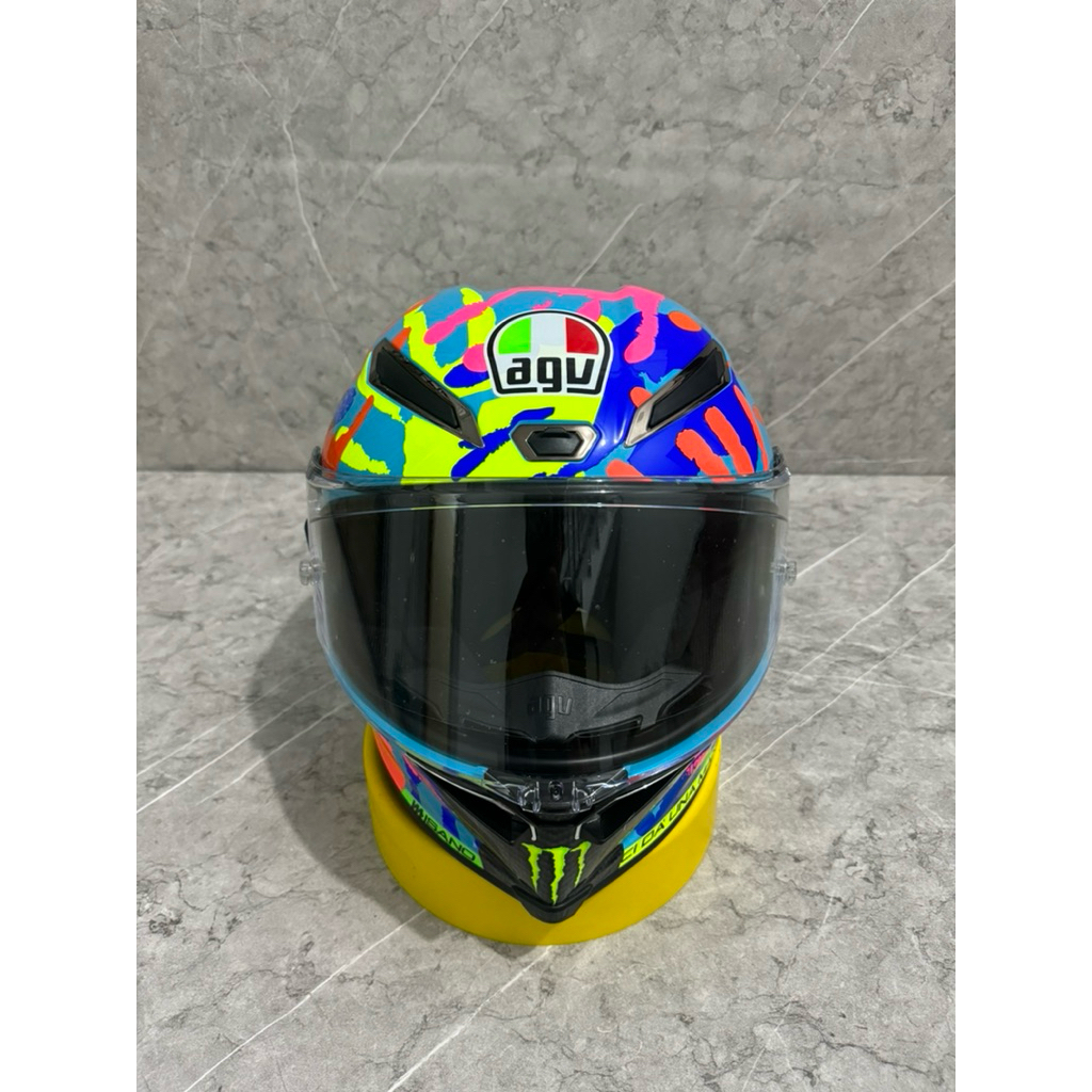 HELM FULL FACE AGV PISTA GPRR MISANO HAND SPESIAL HELM CLONE 1:1 AGV PISTA NEW