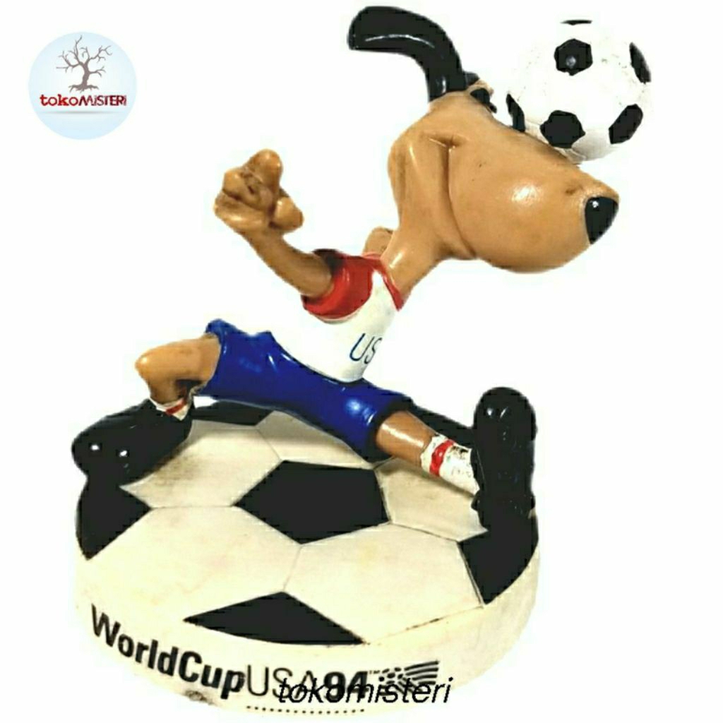 Maskot Anjing Pildun Piala Dunia Striker World Cup USA Amerika America 1994 94 Sepakbola Sepak Bola 