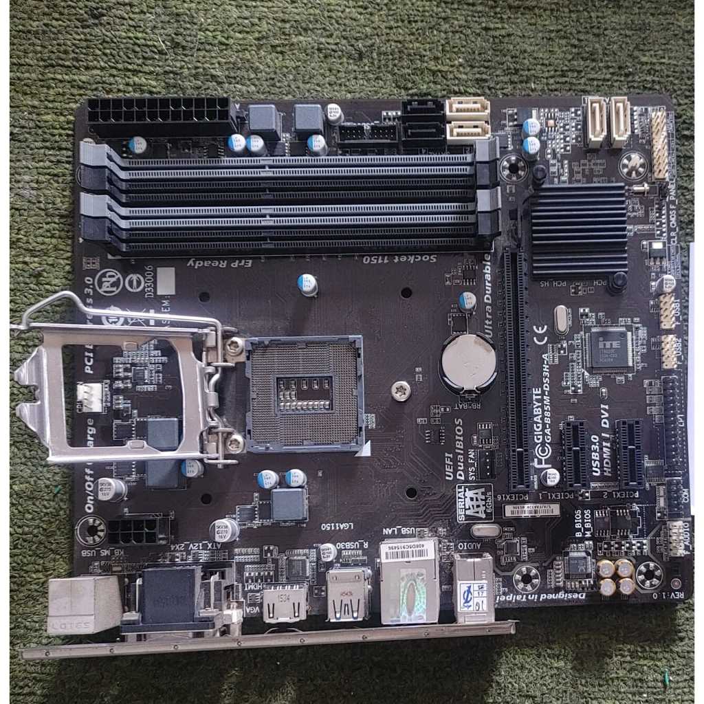 Motherboard Intel 1150 haswel gen4 B85 GIGABYTE GA-B85M-DS3H | 4 Slot Ram | HDMI