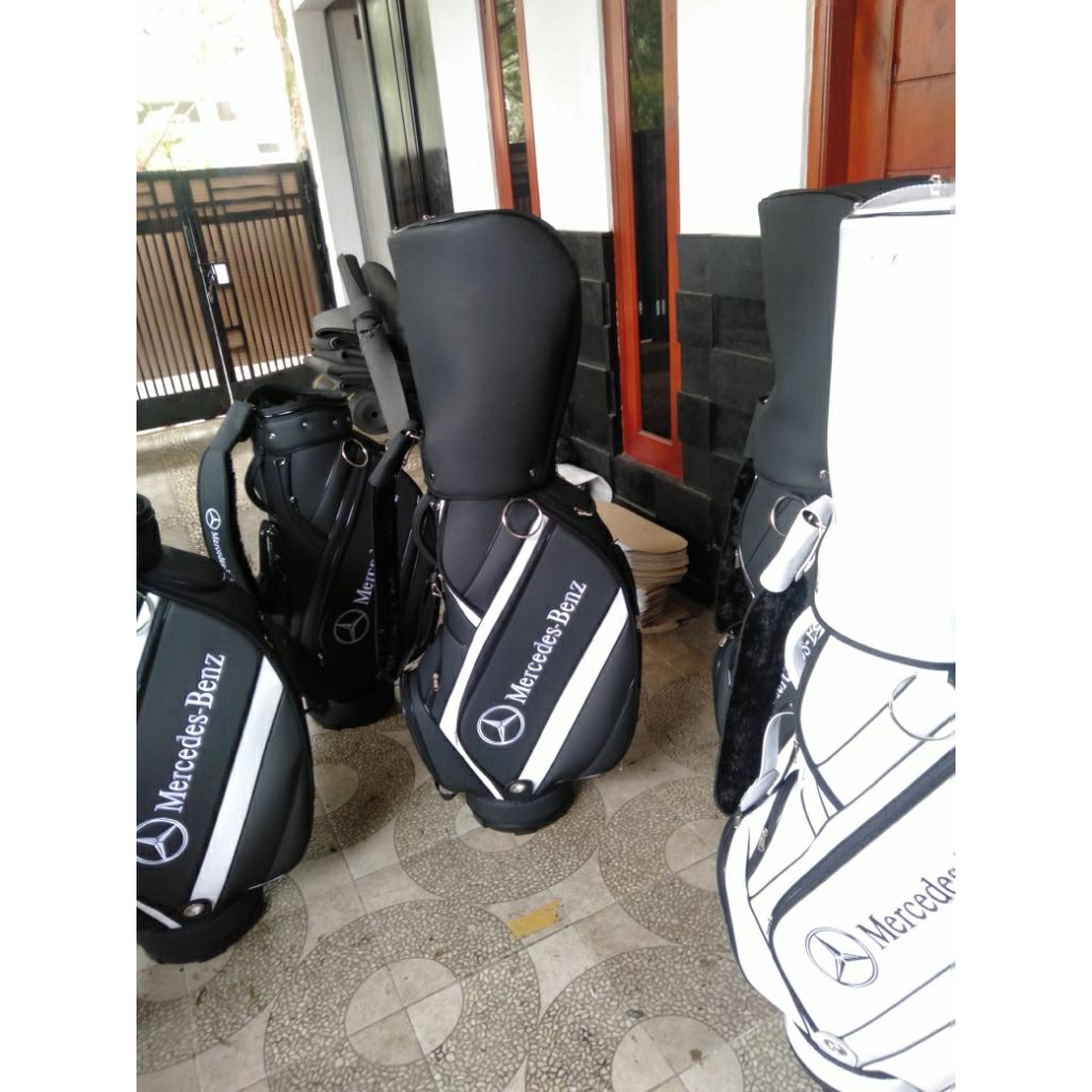 BIG PROMO Tas Golf Mercedes Benz Kulit Sintetis 8 Saku