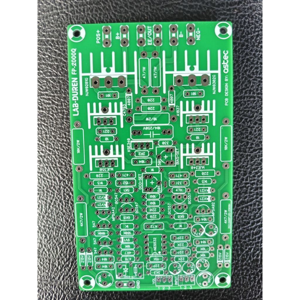 Pcb ples komponen Lab-Duren cloning power Labgruppen Fp2000Q Tanpa Tr driver