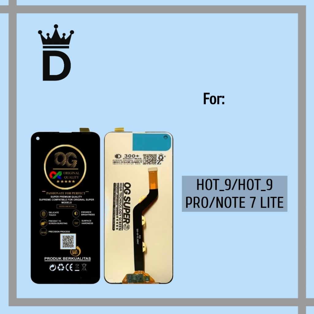 LCD TOUCHSCREEN INFINIX HOT 9/HOT 9 PRO/NOTE 7 LITE FULLSET