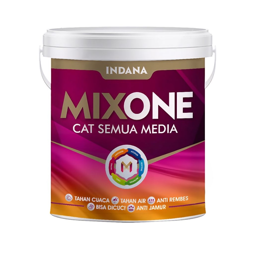 Mixone Cat Semua Media Serbaguna Interior Eksterior Genteng Dak Cor Talang Kayu Besi Paving