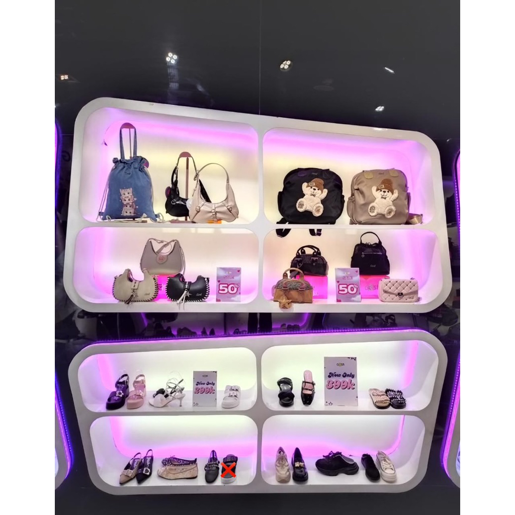 Tas Sepatu sandal Gosh promo akhir tahun sajaa