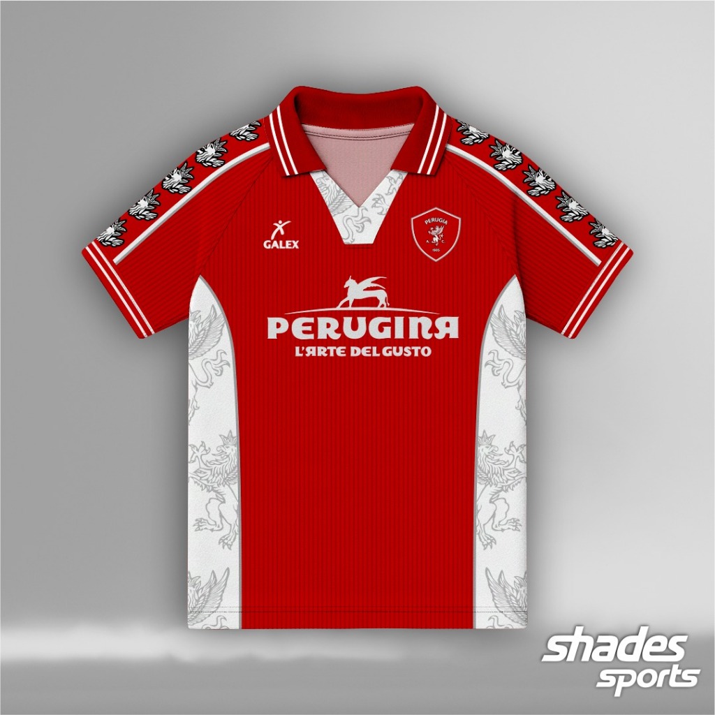 Jersey Perugia Calcio 1999-2000 / Jersey Full Printing / Free Nameset