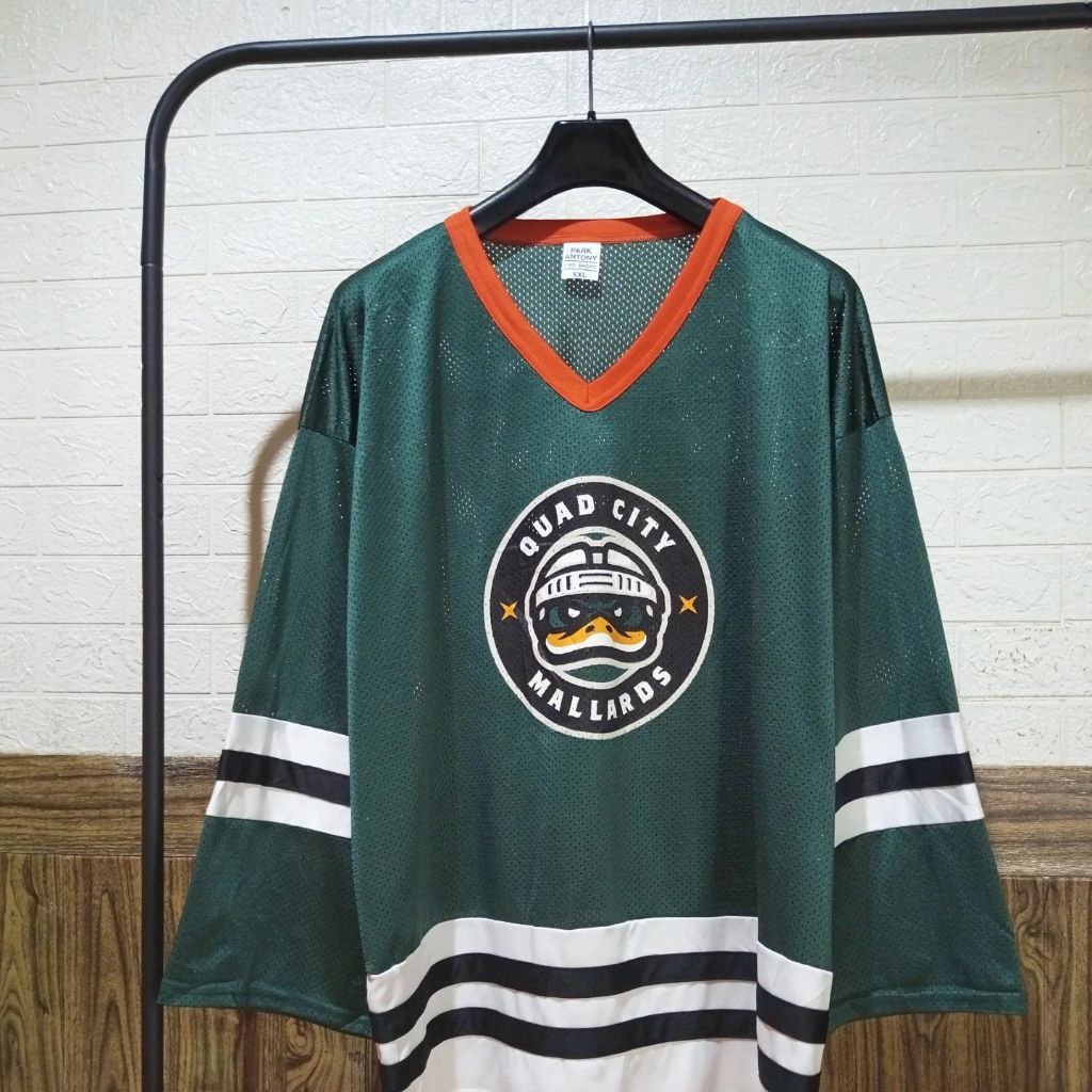 Vintage Quad City Mallards Ice Hockey Jersey Scnd Preloved