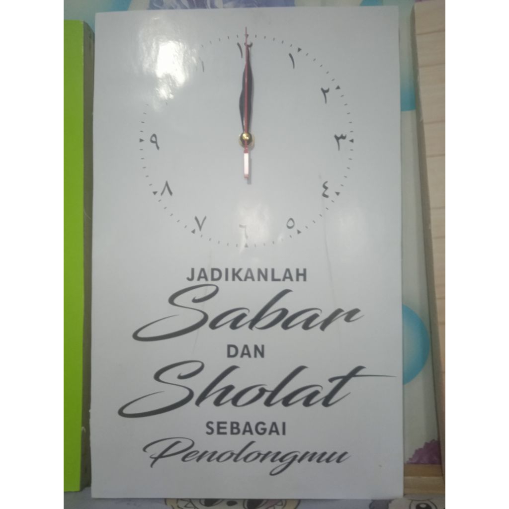 jam Ding Ding kayu anti air UK 45x27