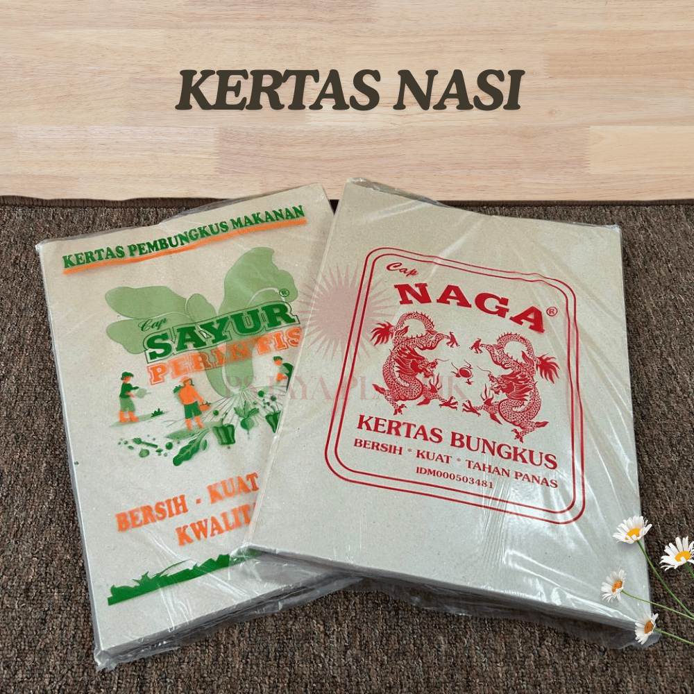 Kertas nasi bungkus [250 lembar] || Kertas minyak || kertas bungkus nasi
