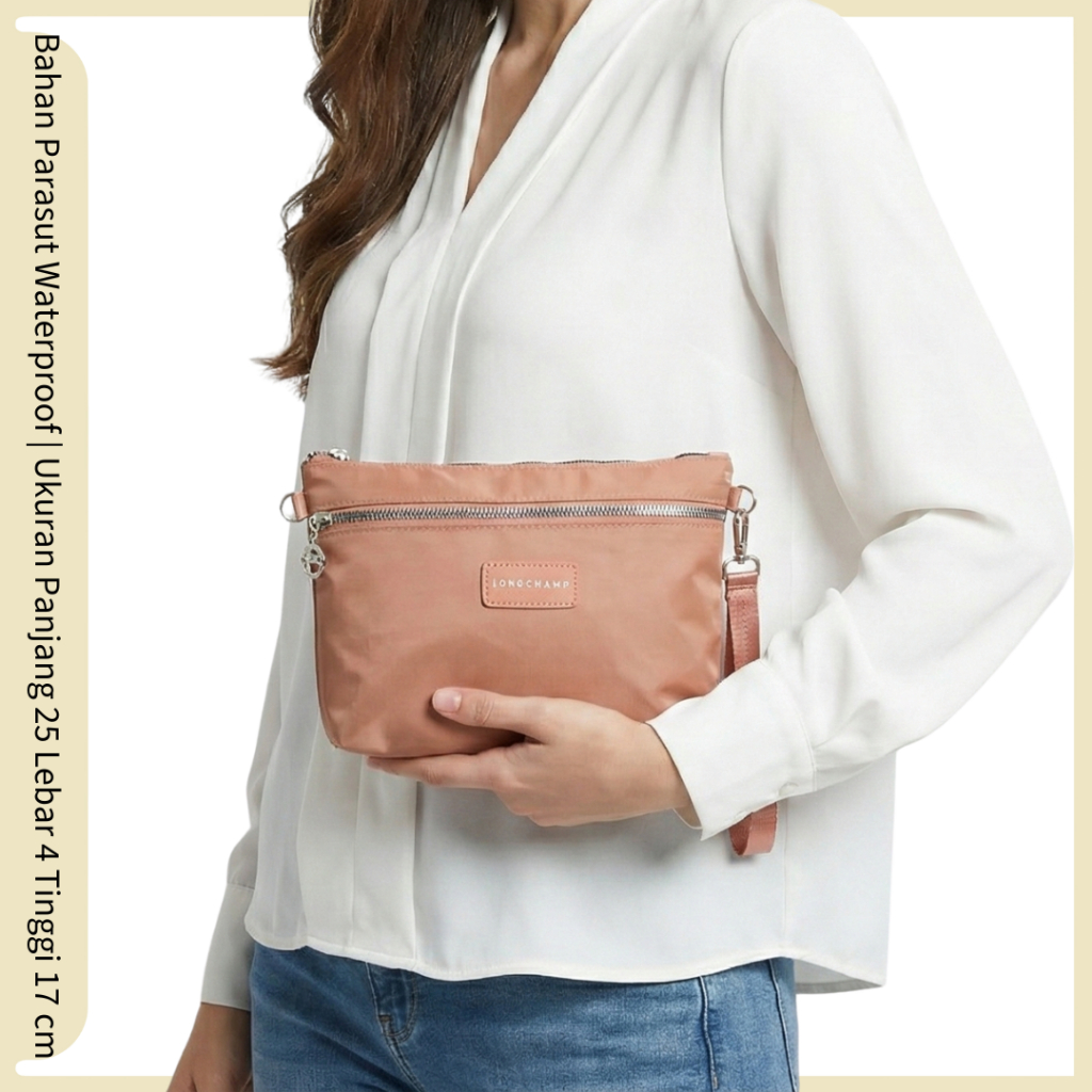 Tas Dompet Wanita Tempat HP Handphone kunci dan makeup bisa Tenteng Tali Pendek Anti Air waterproof