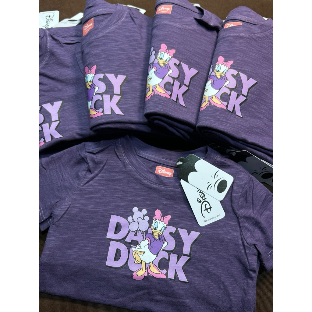 Kaos daisy duck ungu anak perempuan