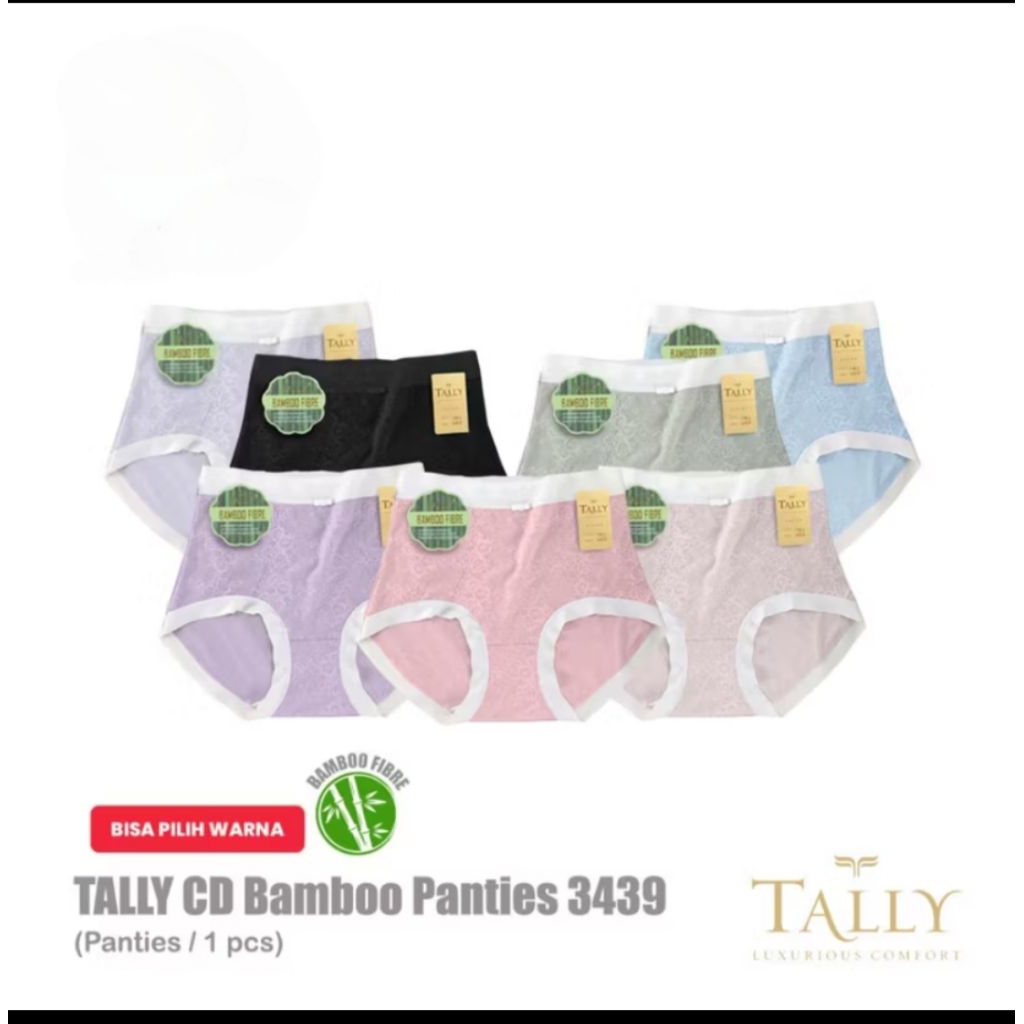 TALLY CELANA DALAM KATUN RENDA BAMBO FIBER CD 3439