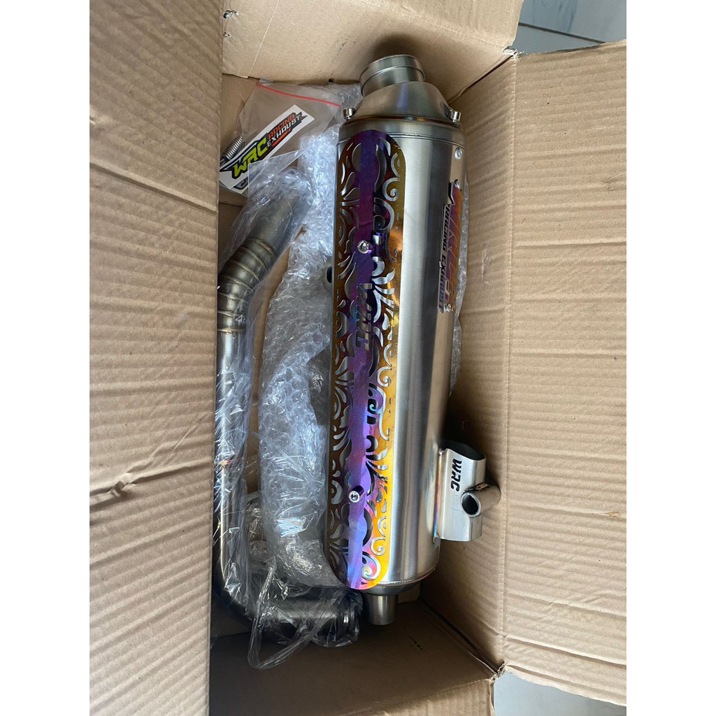 KNALPOT WRC SS02 STAINLESS VARIO