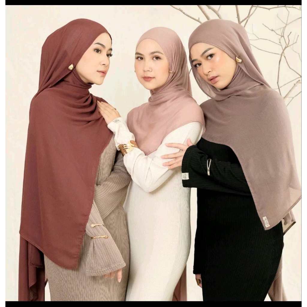 Pashmina Viscose Modal Premium Adem Lembut – Hijab Panjang Jatuh, Nyaman Harian