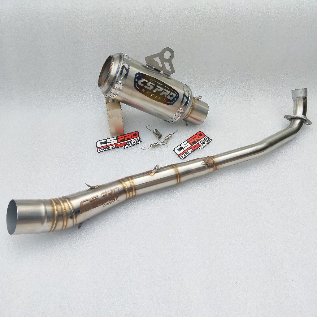 Knalpot racing Cs pro Racing Jupiter z Revo lama Revo fit absolut Vega r/zr Shogun R /sp smash110/11