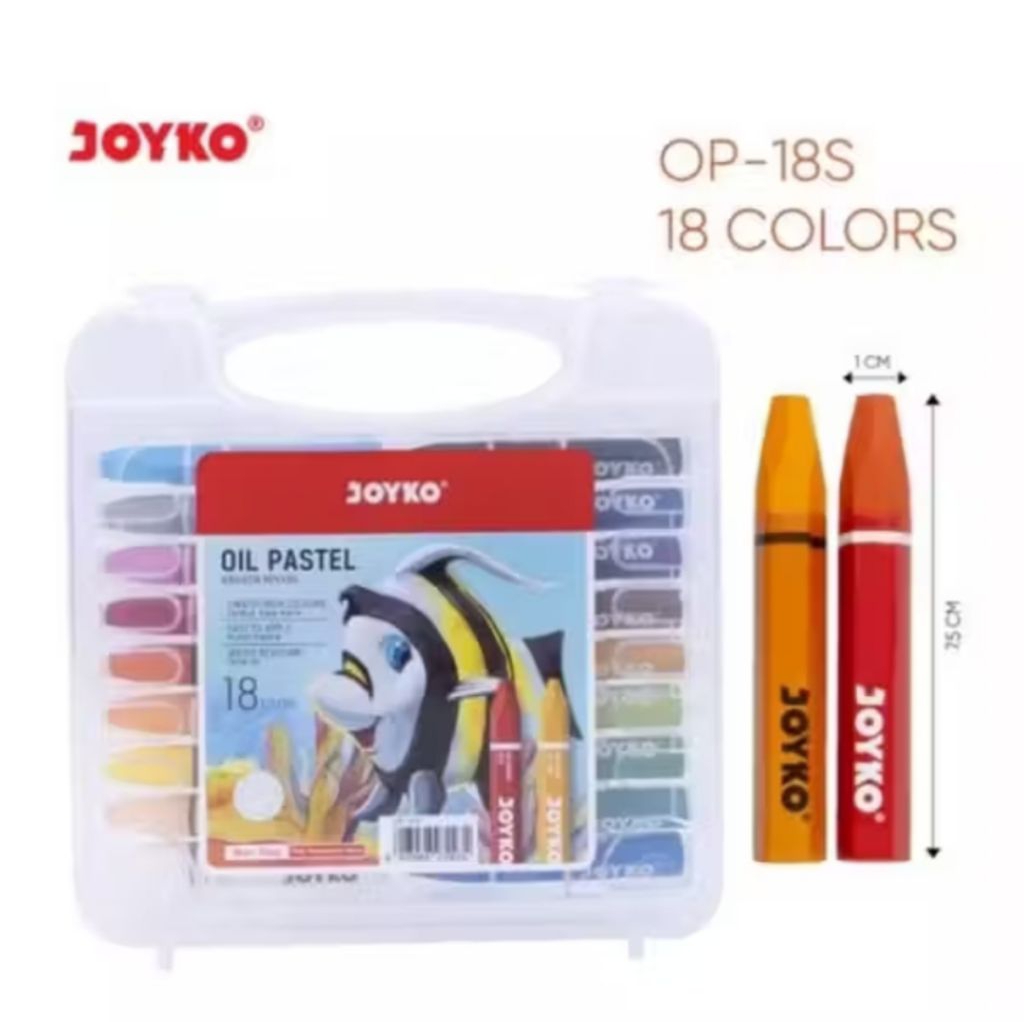 crayon joyko isi 18 warna