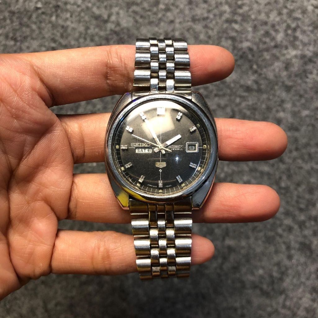 Jam tangan seiko 5 automatic second original