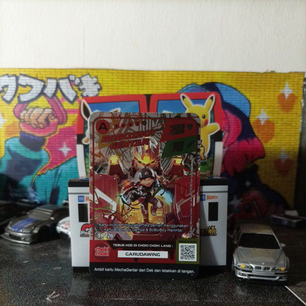 MONSTA GALAXY CARD PROMO CHOKI - CHOKI BOBOIBOY GENTAR DAN MECHAGENTAR