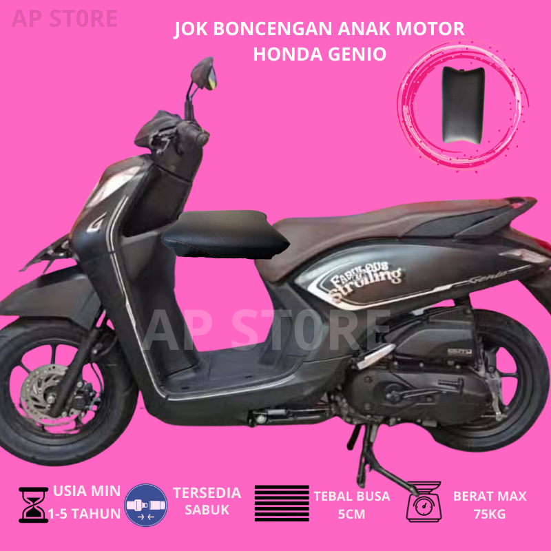 Jok Boncengan Anak Honda Genio Dudukan Anak Motor Honda Genio PREMIUM