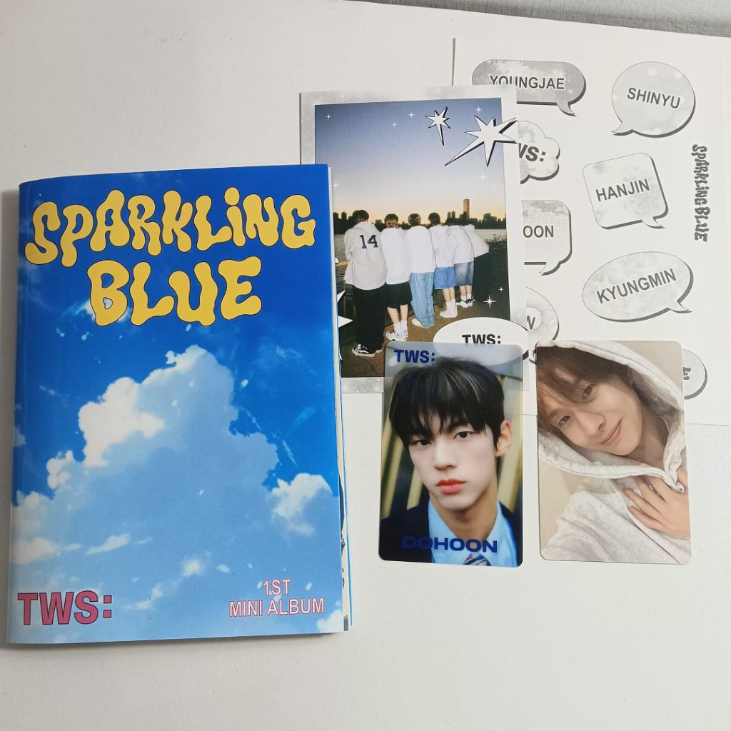 photocard kyungmin dohoon TWS sparkling blue album