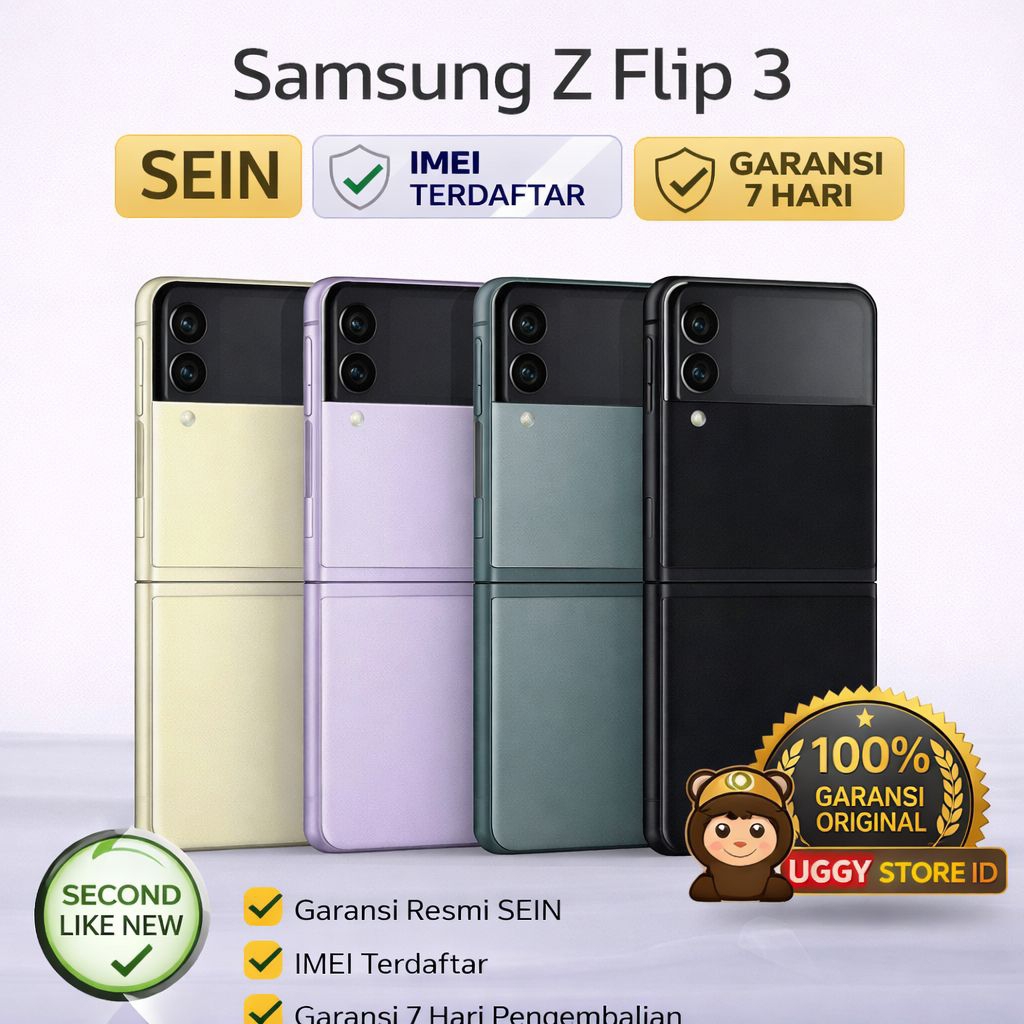 Samsung Z Flip 3 Second Original, Harga Hemat, Siap Pakai