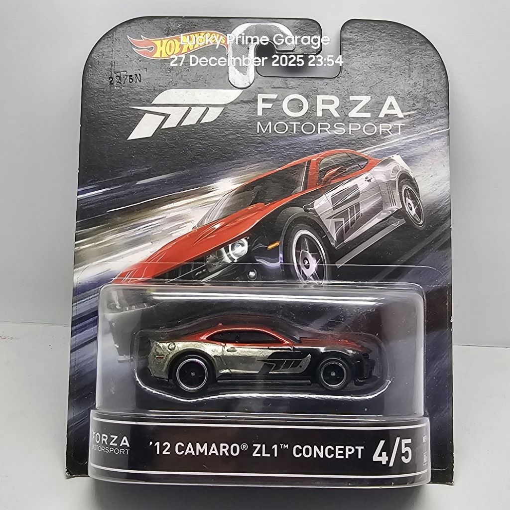 Hot wheels premium 12 camaro ZL1 concept forza motorsport edisi hw retro entertainment tahun 2016 ba