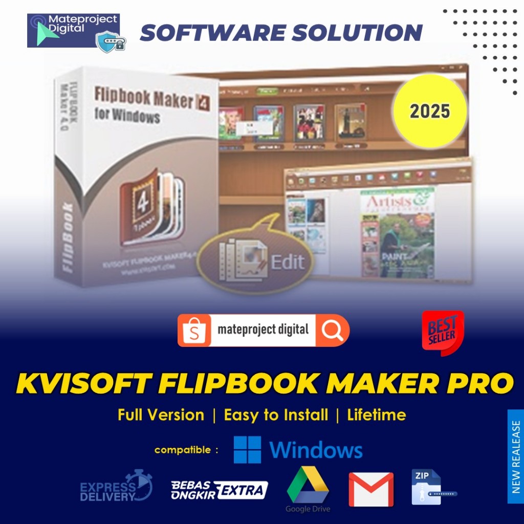 Kvisoft FlipBook Maker Pro 4.3 Full Lifetime Software Flipbook Digital Book Maker