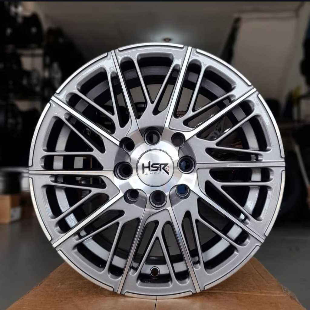 VELG MOBIL SIRION MIRRAGE AGYA RING 14 HSR BALIGE WARNA GREY POLISH