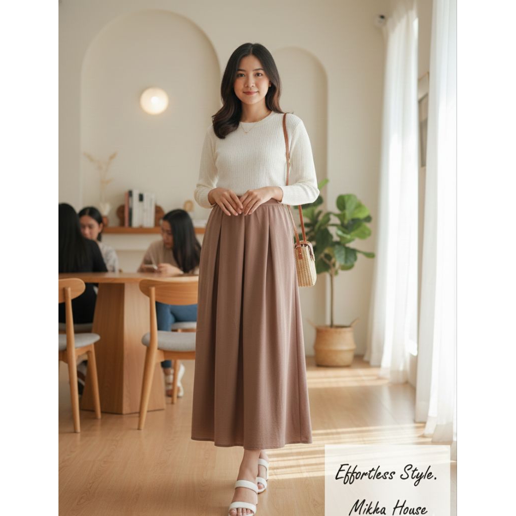 A-Line Long Skirt Premium
