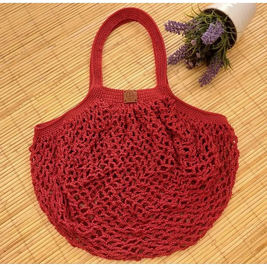 Tas Belanja rajut jaring