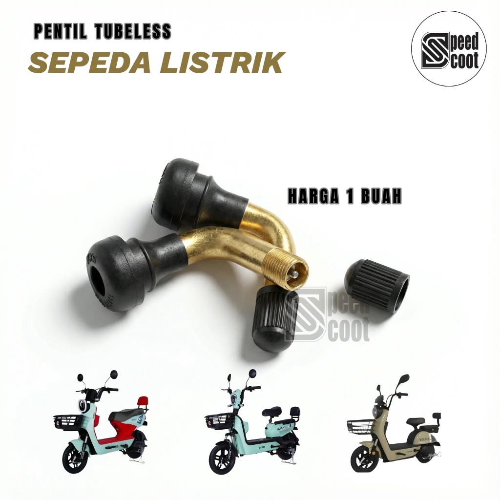 Pentil Bengkok Ban Tubeless Sepeda Listrik Goda Exotic Uwinfly Pacific