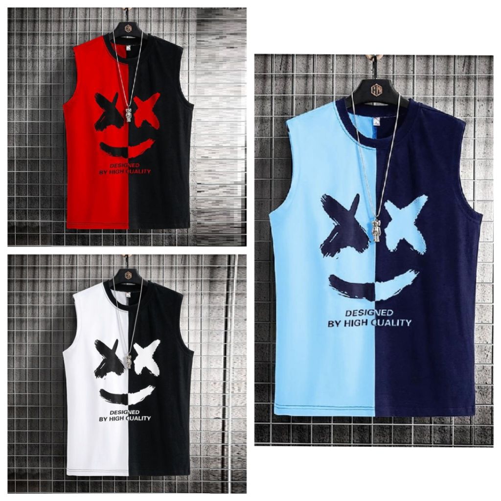 Kaos Singlet Pria Dewasa | Baju Atasan Tanpa Lengan | Kaos Dalam Cowok | Pakaian Pria Santai | Kaos 