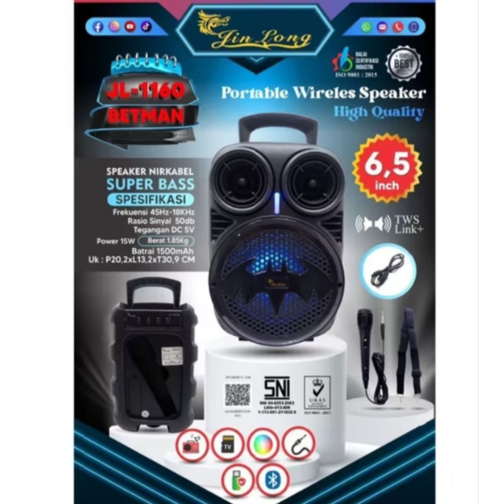 Speaker Bluetooth Karoke