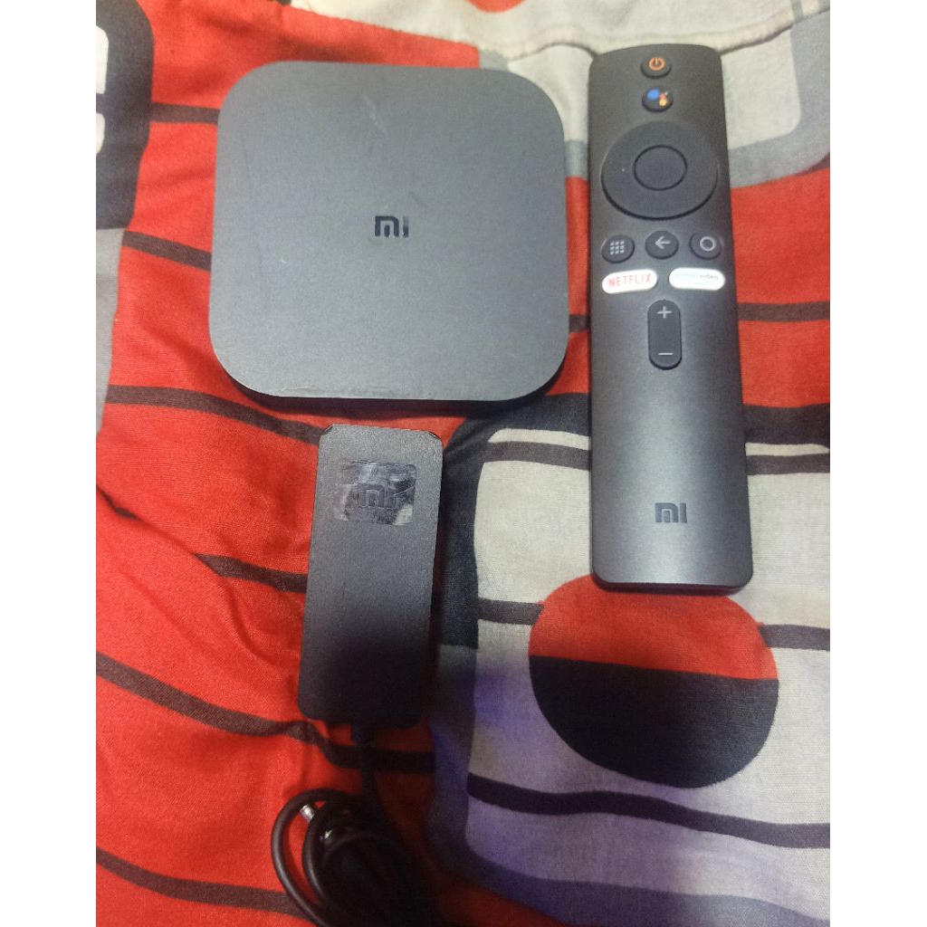 Xiomi MI BOX 4 Versi Global Smart TV Android Second Normal Fullset