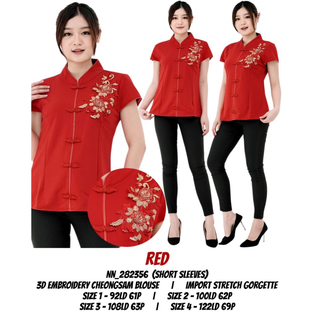 Cheongsam wanita congsam shanghai imlek atasan new